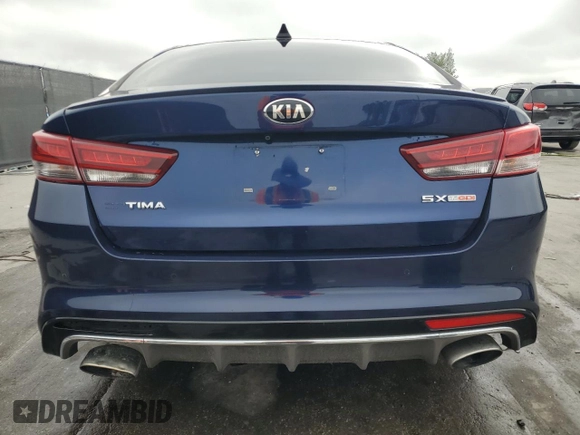 2018 Kia Optima SX with VIN 5XXGW4L24JG247796, listed as a Copart auction lot 51055825 with 106,915 mi miles and Salvage title. Bid and sale history available at DreamBid. Image 6.