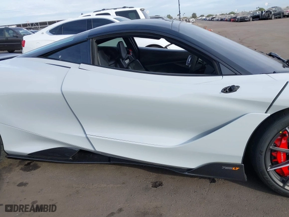 2021 McLaren 765LT with VIN SBM14RCA3MW765344, listed as a IAAI auction lot 40934179 with 10,900 mi miles. Bid and sale history available at carsss.com. Image 14.