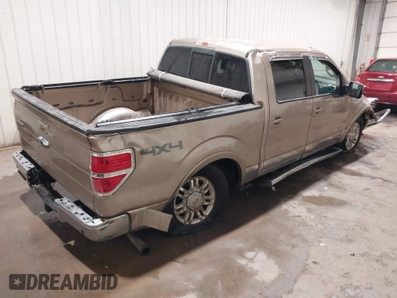 2012 Ford F-150 XL with VIN 1FTFW1ET9CFA04969, listed as a IAAI auction lot 41650332 with 154,654 mi miles and . Bid and sale history available at DreamBid. Image 4.