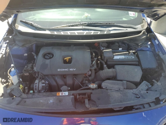 2017 Kia Forte LX with VIN 3KPFK4A70HE115109, listed as a Copart auction lot 50567615 with 124,460 mi miles and Salvage Title. Bid and sale history available at carsss.com. Image 11.