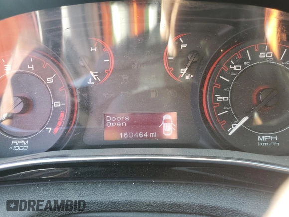 2013 Dodge Dart SXT with VIN 1C3CDFBA8DD287889, listed as a Copart auction lot 77431774 with 163,464 mi miles and Clean Title. Bid and sale history available at DreamBid. Image 9.