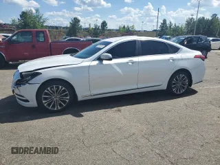 2017 Genesis G80 3.8L с VIN KMHGN4JE6HU210152, выставлен на аукционе Copart как лот 56148105 с пробегом 114 821 миль миль и Списание • Salvage title. История ставок и продаж доступна на DreamBid. Изображение 1.