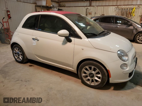 2017 FIAT 500 Pop with VIN 3C3CFFLR6HT661740, listed as a Copart auction lot 46289475 with 63,864 mi miles and Salvage title. Bid and sale history available at DreamBid. Image 4.