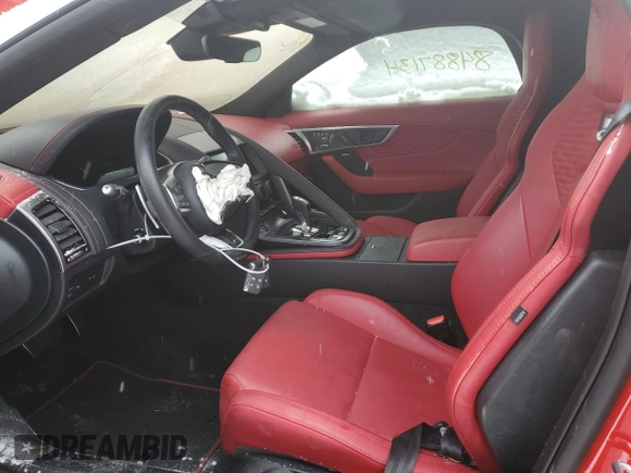 2022 Jaguar F-Type with VIN SAJD55FE3NCK77770, listed as a Copart auction lot 84887134 with Not Provided miles and Salvage Title. Bid and sale history available at DreamBid. Image 7.