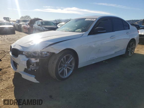 2012 BMW 3 Series 335i with VIN WBA3A9C59CF270736, listed as a Copart auction lot 87223824 with 124,700 mi miles and Salvage title. Bid and sale history available at DreamBid. Image 1.