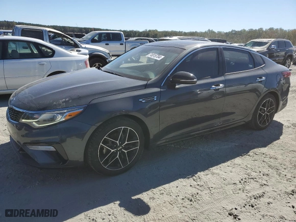 2020 Kia Optima SE with VIN 5XXGT4L33LG445791, listed as a Copart auction lot 74915704 with 84,367 mi miles and Salvage Title. Bid and sale history available at carsss.com. Image 1.