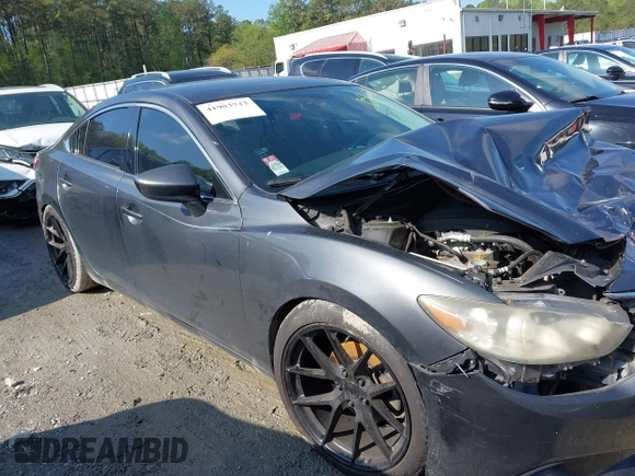 2014 Mazda 6 i Touring with VIN JM1GJ1V55E1105267, listed as a IAAI auction lot 41983743 with 159,266 mi miles. Bid and sale history available at carsss.com. Image 13.