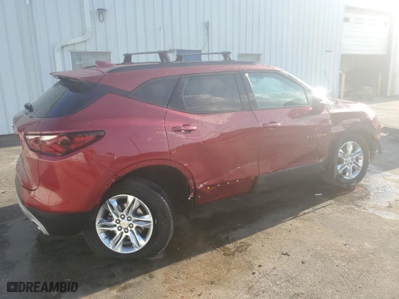 2019 Chevrolet Blazer with VIN 3GNKBBRA3KS671725, listed as a Copart auction lot 51829695 with 51,378 mi miles and Salvage Title. Bid and sale history available at carsss.com. Image 3.