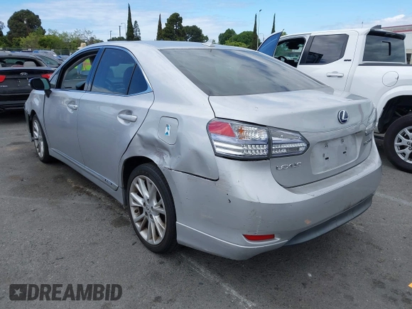 2010 Lexus HS 250h with VIN JTHBB1BA3A2018799, listed as a IAAI auction lot 42056815 with 220,768 mi miles. Bid and sale history available at carsss.com. Image 3.