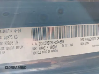 2014 Dodge Challenger R/T с VIN 2C3CDYBT8EH274089, выставлен на аукционе IAAI как лот 42392332 с пробегом 150 254 миль миль и . История ставок и продаж доступна на DreamBid. Изображение 9.