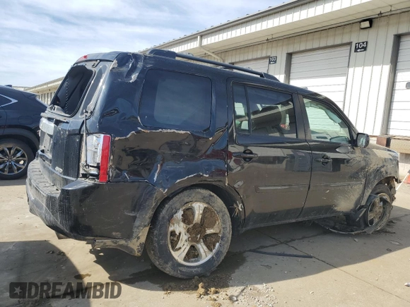 2013 Honda Pilot EX-L with VIN 5FNYF4H55DB062588, listed as a Copart auction lot 46067325 with 176,262 mi miles and Salvage Title. Bid and sale history available at carsss.com. Image 3.