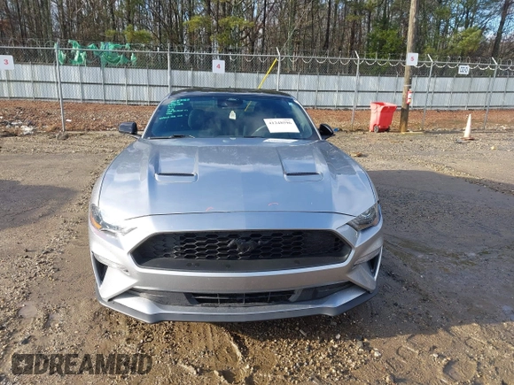 2023 Ford Mustang EcoBoost with VIN 1FA6P8TH9P5101952, listed as a IAAI auction lot 41248596 with 19,170 mi miles. Bid and sale history available at carsss.com. Image 12.