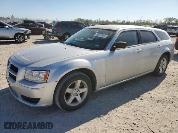 2008 Dodge Magnum with VIN 2D4FV47T78H221267, listed as a Copart auction lot 50147445 with 141,699 mi miles and Clean Title. Bid and sale history available at carsss.com. Image 1.
