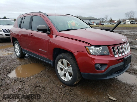 2015 Jeep Compass Sport with VIN 1C4NJCBB1FD118529, listed as a Copart auction lot 46229093 with 35,364 mi miles. Bid and sale history available at carsss.com. Image 4.