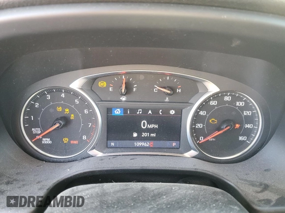 2020 GMC Acadia SLT with VIN 1GKKNMLS7LZ117853, listed as a Copart auction lot 43427465 with 109,962 mi miles and Salvage Title. Bid and sale history available at DreamBid. Image 9.