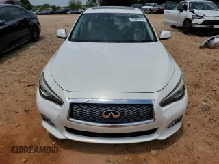 2015 Infiniti Q50 Premium with VIN JN1BV7AR1FM412660, listed as a Copart auction lot 61007025 with 111,021 mi miles and Salvage title. Bid and sale history available at DreamBid. Image 5.