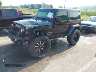 2017 Jeep Wrangler Sport with VIN 1C4AJWAG6HL654592, listed as a IAAI auction lot 42447379 with 61,585 mi miles and . Bid and sale history available at DreamBid. Image 19.