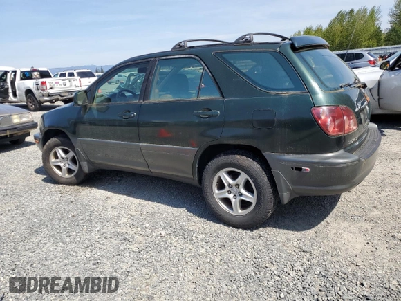 1999 Lexus RX 300 with VIN JT6HF10U6X0043236, listed as a Copart auction lot 54800595 with 162,378 mi miles and Clean Title. Bid and sale history available at DreamBid. Image 2.