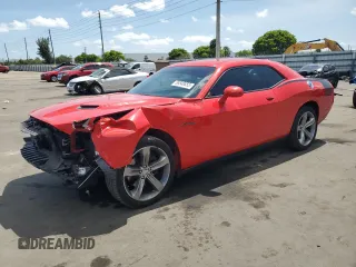 2015 Dodge Challenger R/T with VIN 2C3CDZAT0FH712340, listed as a Copart auction lot 56548855 with 65,398 mi miles and Salvage title. Bid and sale history available at DreamBid. Image 1.