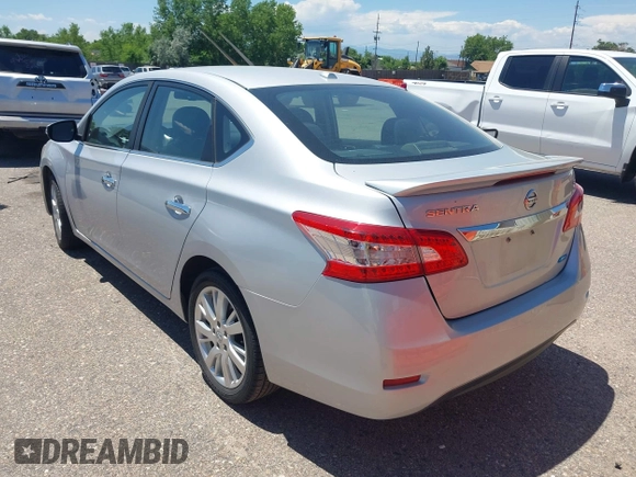 2014 Nissan Sentra SV with VIN 3N1AB7AP4EY214198, listed as a IAAI auction lot 42654447 with 96,073 mi miles and . Bid and sale history available at DreamBid. Image 3.
