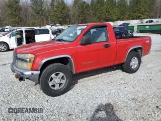 2005 GMC Canyon SL Z85 with VIN 1GTDT146958253002, listed as a Copart auction lot 43183765 with 181,375 mi miles and Salvage Title. Bid and sale history available at carsss.com. Image 1.