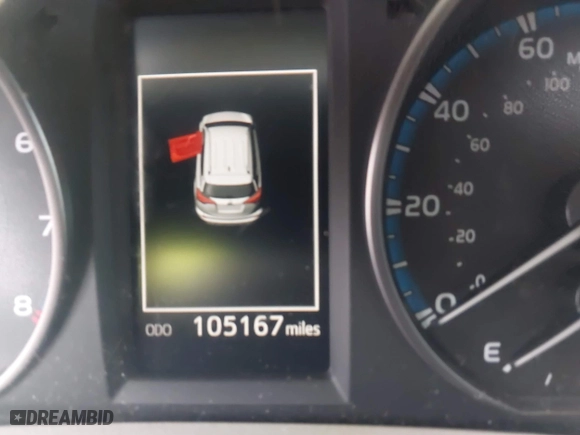 2018 Toyota RAV4 LE with VIN 2T3ZFREV9JW453996, listed as a IAAI auction lot 41499826 with 105,167 mi miles. Bid and sale history available at carsss.com. Image 7.