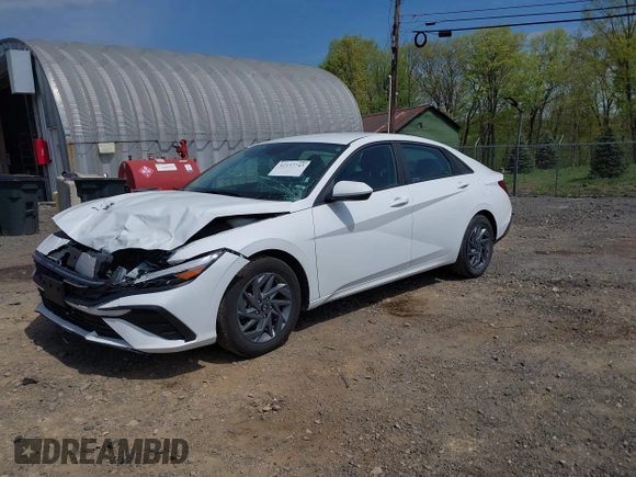 2024 Hyundai Elantra SEL with VIN KMHLM4DG5RU641629, listed as a IAAI auction lot 42137743 with 34,881 mi miles and . Bid and sale history available at DreamBid. Image 17.