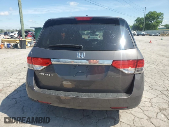 2015 Honda Odyssey EX-L with VIN 5FNRL5H60FB089678, listed as a Copart auction lot 56025035 with Not Provided miles and Salvage Title. Bid and sale history available at DreamBid. Image 6.