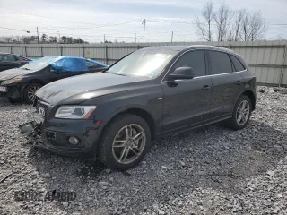 2014 Audi Q5 Premium Plus with VIN WA1DGAFP8EA126674, listed as a Copart auction lot 48305705 with 123,097 mi miles and Salvage Title. Bid and sale history available at carsss.com. Image 1.