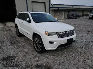 2018 Jeep Grand Cherokee Overland with VIN 1C4RJFCG2JC326365, listed as a Copart auction lot 84953314 with 159,951 mi miles and Salvage Title. Bid and sale history available at carsss.com. Image 12.