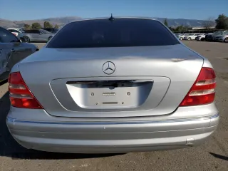 2001 Mercedes-Benz S-Class with VIN WDBNG70J41A209979, listed as a Copart auction lot 89027805 with 166,423 mi miles and Clean Title. Bid and sale history available at carsss.com. Image 6.