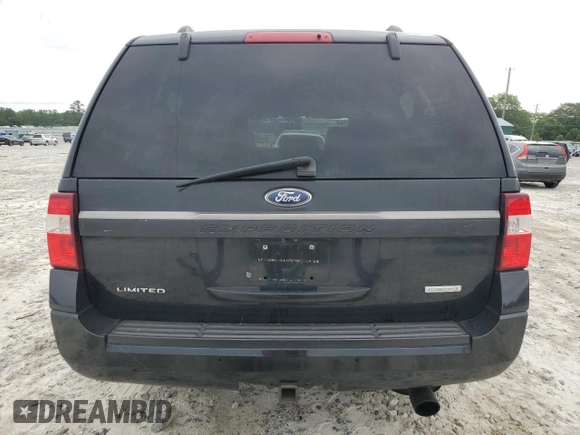2015 Ford Expedition Max Limited with VIN 1FMJK1KT1FEF07587, listed as a Copart auction lot 62125415 with 160,729 mi miles and Salvage title. Bid and sale history available at DreamBid. Image 6.