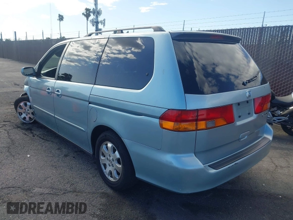 2003 Honda Odyssey EX-L with VIN 5FNRL18923B071598, listed as a IAAI auction lot 41947046 with 224,394 mi miles and . Bid and sale history available at DreamBid. Image 3.
