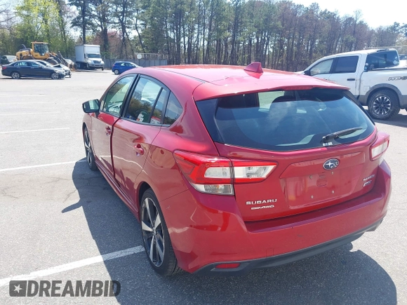 2017 Subaru Impreza Special Sports with VIN 4S3GTAM67H3738222, listed as a IAAI auction lot 42114564 with 116,600 mi miles and . Bid and sale history available at DreamBid. Image 3.