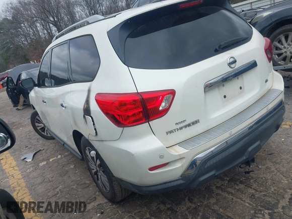 2018 Nissan Pathfinder S with VIN 5N1DR2MNXJC618625, listed as a IAAI auction lot 41260455 with Not provided miles and . Bid and sale history available at DreamBid. Image 3.