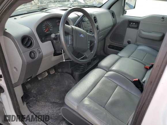2006 Ford F-150 XL with VIN 1FTRF14W76NA59035, listed as a Copart auction lot 46174185 with 95,424 mi miles and Salvage Title. Bid and sale history available at carsss.com. Image 8.