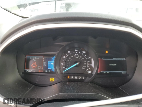 2020 Ford Edge SEL with VIN 2FMPK4J97LBA71563, listed as a Copart auction lot 48284325 with 78,297 mi miles and Salvage Title. Bid and sale history available at DreamBid. Image 9.