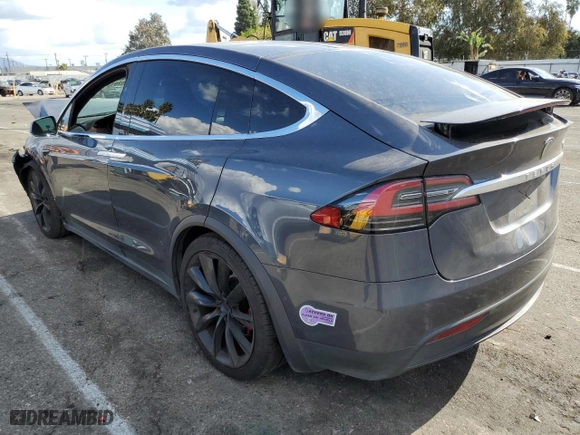 2019 Tesla Model X P100D with VIN 5YJXCBE45KF180822, listed as a Copart auction lot 78529134 with NaN miles and Salvage Title. Bid and sale history available at carsss.com. Image 2.