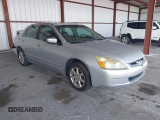 2004 Honda Accord EX z VIN 1HGCM66594A049903, wystawiony jako IAAI lot #42190573 z przebiegiem 218 663 mil mil oraz . Historia ofert i sprzedaży dostępna na DreamBid. Obrazek 1.