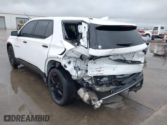2020 Chevrolet Traverse Premier with VIN 1GNEVKKW2LJ259101, listed as a IAAI auction lot 41547343 with 52,140 mi miles. Bid and sale history available at carsss.com. Image 3.