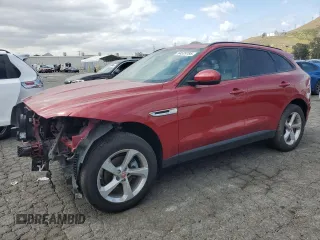 2018 Jaguar F-Pace 25t Premium with VIN SADCJ2FX3JA249144, listed as a Copart auction lot 54539785 with 115,228 mi miles and Clean Title. Bid and sale history available at DreamBid. Image 1.