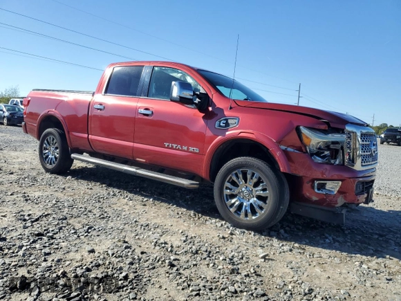 2016 Nissan Titan Platinum Reserve с VIN 1N6BA1F21GN502062, выставлен на аукционе Copart как лот 50461405 с пробегом 95 018 миль миль и Списание • Salvage title. История ставок и продаж доступна на DreamBid. Изображение 4.