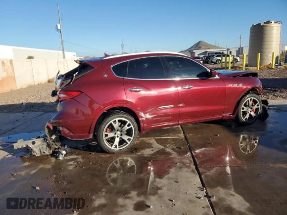 2017 Maserati Levante S with VIN ZN661YUS0HX246145, listed as a Copart auction lot 78274704 with 72,655 mi miles and Salvage title. Bid and sale history available at DreamBid. Image 3.