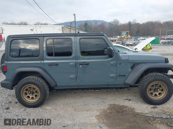 2024 Jeep Wrangler Sport S with VIN 1C4PJXDG3RW259023, listed as a IAAI auction lot 41783151 with 23,152 mi miles. Bid and sale history available at carsss.com. Image 13.