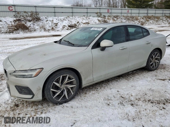 2019 Volvo S60 Momentum with VIN 7JRA22TK8KG004025, listed as a Copart auction lot 83579094 with 79,385 mi miles and Salvage Title. Bid and sale history available at carsss.com. Image 1.