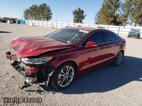 2019 Ford Fusion Hybrid Titanium with VIN 3FA6P0RU6KR273786, listed as a Copart auction lot 39203213 with 39,615 mi miles. Bid and sale history available at carsss.com. Image 1.