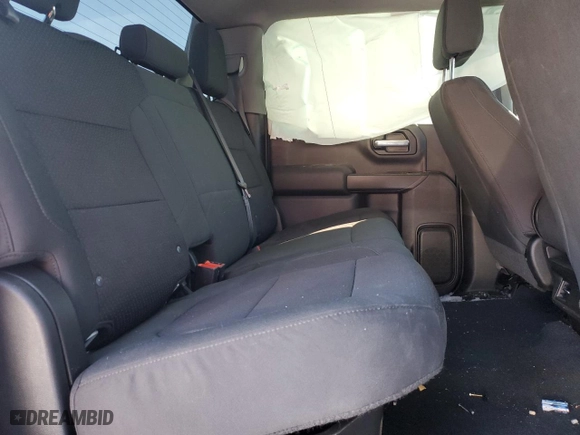 2021 Chevrolet Silverado 1500 Custom with VIN 3GCUYBEF7MG139174, listed as a Copart auction lot 44050065 with 99,372 mi miles and Salvage Title. Bid and sale history available at carsss.com. Image 10.