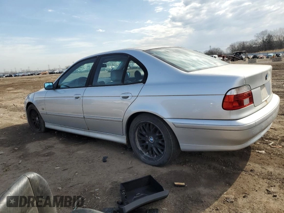 2002 BMW 5 Series 530iA with VIN WBADT63482CH93799, listed as a Copart auction lot 52246255 with 0 mi miles and Clean Title. Bid and sale history available at carsss.com. Image 2.