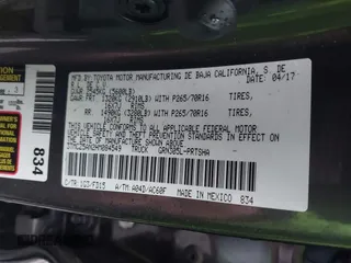 2017 Toyota Tacoma SR5 z VIN 3TMCZ5AN2HM084549, wystawiony jako IAAI lot #41834454 z przebiegiem 143 387 mil mil oraz . Historia ofert i sprzedaży dostępna na DreamBid. Obrazek 9.