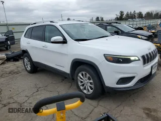 2020 Jeep Cherokee Latitude with VIN 1C4PJMCB7LD651493, listed as a Copart auction lot 45243695 with 80,297 mi miles and Salvage title. Bid and sale history available at DreamBid. Image 4.